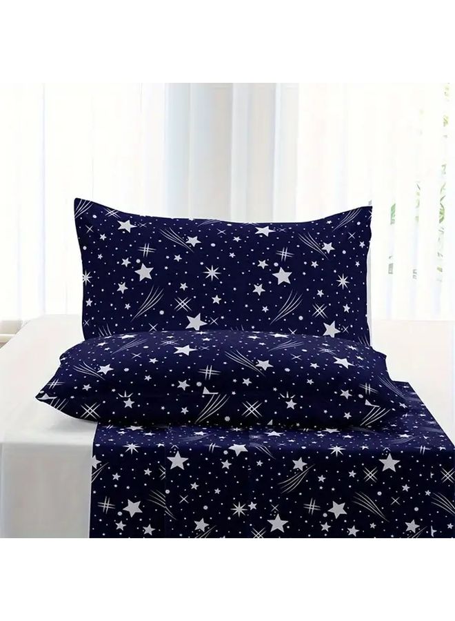 Blue Star Series Bedding Set 3Pcs 100 Polyester Duvet Cover 66 14x90 16 Inches And Pillowcases - Image 4